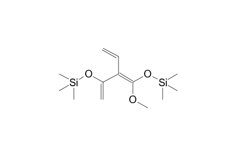 [(1E)-2-ethenyl-1-methoxy-3-trimethylsilyloxy-buta-1,3-dienoxy]-trimethyl-silane