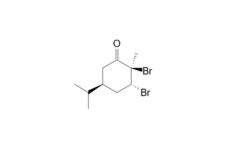(+)-(2R,3R,5S)-2,3-Dibromo-5-isopropyl-2-methylcyclohexanone