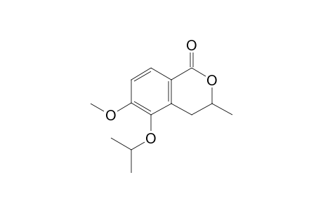 5-Isopropoxy-6-methoxy-3-methyl-3,4-dihydroisocoumarin