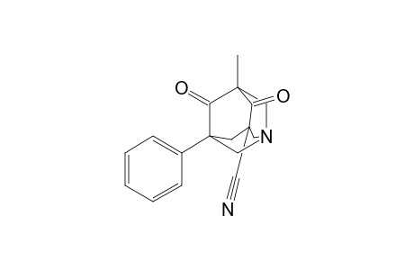 5-Methyl-7-phenyl-4,6-dioxo-1-azaadamantane-3-carbonitrile