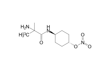 2-Amino-2-methyl-N-(4'-nitrooxycyclohexyl)-1-(13C)-propionylamide