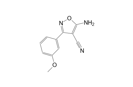 4-isoxazolecarbonitrile, 5-amino-3-(3-methoxyphenyl)-