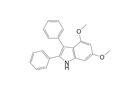 1H-Indole, 4,6-dimethoxy-2,3-diphenyl-