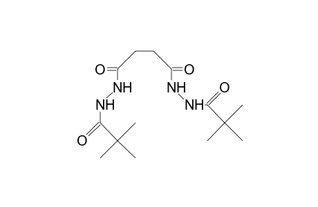 N,N'-Bis(2,2-dimethyl-propanoyl)-succinic acid, dihydrazide