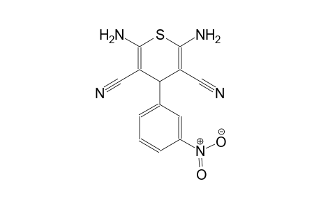 2,6-diamino-4-(3-nitrophenyl)-4H-thiopyran-3,5-dicarbonitrile