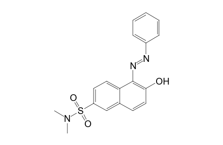2-Naphthalenesulfonamide, 6-hydroxy-N,N-dimethyl-5-[2-phenyldiazenyl]-