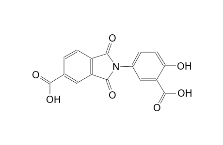 2-(3-carboxy-4-hydroxyphenyl)-1,3-dioxo-5-isoindolinecarboxylic acid