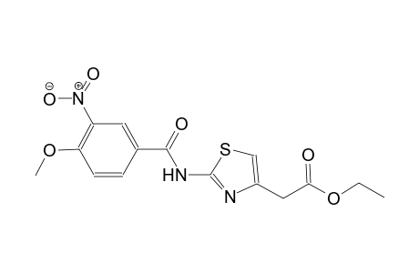 ethyl {2-[(4-methoxy-3-nitrobenzoyl)amino]-1,3-thiazol-4-yl}acetate