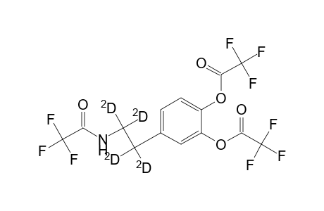 Acetic acid, trifluoro-, 4-[2-[(trifluoroacetyl)amino]ethyl-1,1,2,2-D4]-1,2-phenylene ester