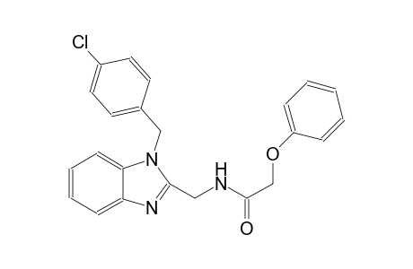 acetamide, N-[[1-[(4-chlorophenyl)methyl]-1H-benzimidazol-2-yl]methyl]-2-phenoxy-