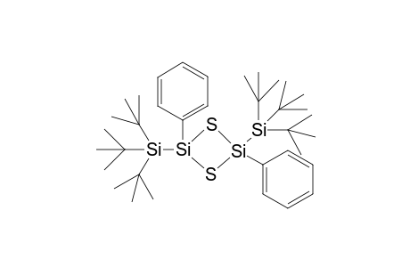 2,4-Bis(t-tributylsilyl)-2,4-diphenyl-1,3-dithia-2,4-disilacyclobutane