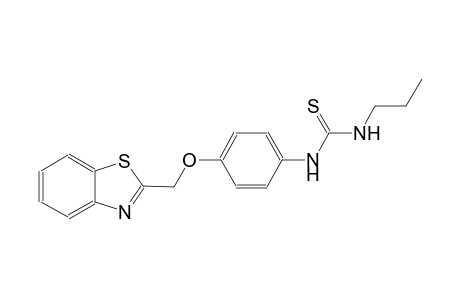 N-[4-(1,3-benzothiazol-2-ylmethoxy)phenyl]-N'-propylthiourea