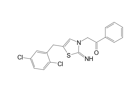 Ethanone, 2-[5-(2,5-dichlorobenzyl)-2-imino-4-thiazolin-3-yl)]-1-phenyl-