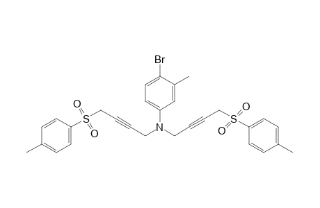 N,N-bis{4-[(p-tolylsulfonyl)-2-butynyl]-4-bromo-m-toluidine