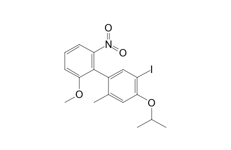 1,1'-Biphenyl, 5-iodo-2'-methoxy-2-methyl-4-(1-methylethoxy)-6'-nitro-