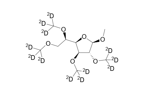 Methyl 2,3-di-O-methyl-5,6-O-trideuteriomethyl-.beta.-D-glucofuranoside