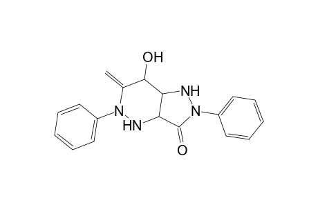 3H-Pyrazolo[4,3-c]pyridazin-3-one, octahydro-7-hydroxy-6-methylene-2,5-diphenyl-