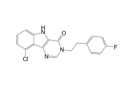 9-chloro-3-[2-(4-fluorophenyl)ethyl]-3,5-dihydro-4H-pyrimido[5,4-b]indol-4-one