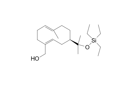(Z,E)-(+-)-4-[[(Triethylsilyl)oxy]-1-methylethyl]-7-methyl-1,7-cyclodecadienemathanol