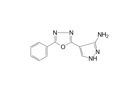 1H-Pyrazol-3-amine, 4-(5-phenyl-1,3,4-oxadiazol-2-yl)-