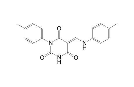 (5E)-1-(4-methylphenyl)-5-(4-toluidinomethylene)-2,4,6(1H,3H,5H)-pyrimidinetrione