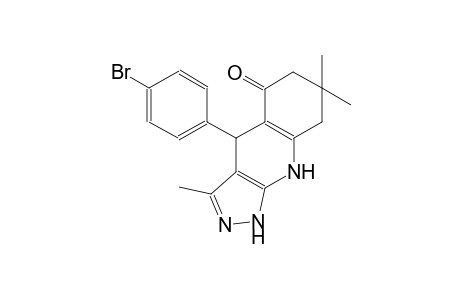 4-(4-bromophenyl)-3,7,7-trimethyl-2,4,6,8-tetrahydro-1H-pyrazolo[3,4-b]quinolin-5-one