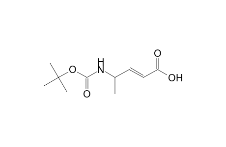 (2E)-4-[(tert-Butoxycarbonyl)amino]-2-pentenoic acid