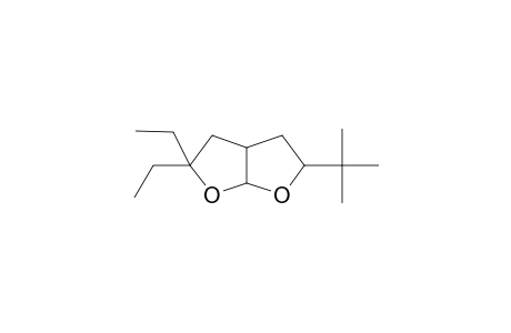 2,2-Diethyl-5-t-butyl-perhydrofuro[2,3-b]furan