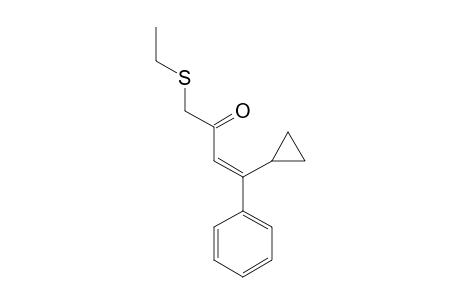 E-4-CYCLOPROPYL-1-ETHYLTHIO-4-PHENYL-3-BUTEN-2-ONE