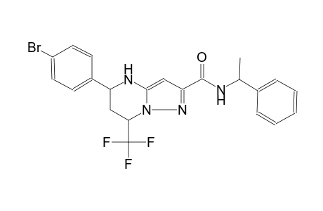 5-(4-bromophenyl)-N-(1-phenylethyl)-7-(trifluoromethyl)-4,5,6,7-tetrahydropyrazolo[1,5-a]pyrimidine-2-carboxamide