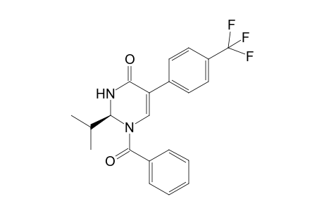 1-Benzoyl-(2S)-isopropyl-5-[4-(trifluoromethyl)phenyl]-2,3-dihydro-4(1H)-pyrimidin-4-one