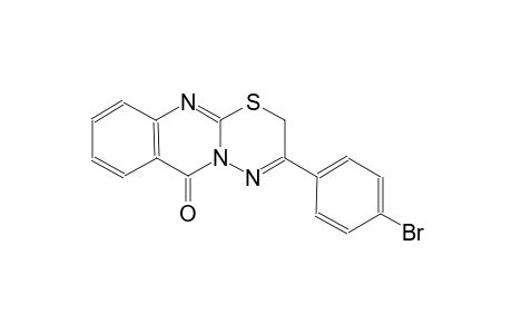 2H-1-Thia-4,4a,9-triazaanthracen-10-one, 3-(4-bromophenyl)-