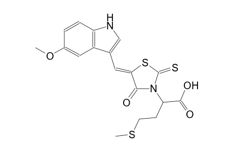 3-thiazolidineacetic acid, 5-[(5-methoxy-1H-indol-3-yl)methylene]-alpha-[2-(methylthio)ethyl]-4-oxo-2-thioxo-, (5Z)-