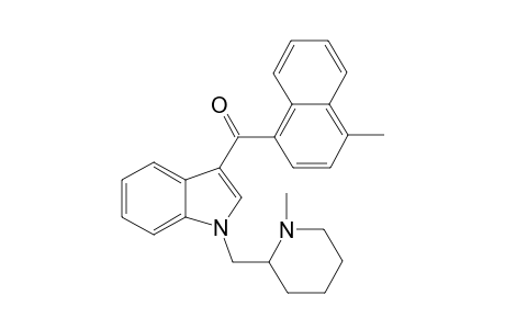 1-((N-Methylpiperidin-2-yl)methyl)-3-(4-methyl-1-naphthoyl)indole