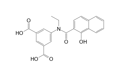 1,3-Benzenedicarboxylic acid, 5-[ethyl[(1-hydroxy-2-naphthalenyl)carbonyl]amino]-