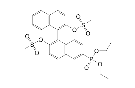 6-Diethoxyphosphoryl)-1,1'-binaphthalene-2,2'-diyl bis(methanesulfonate)