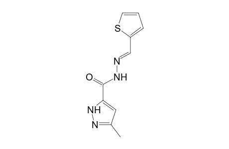 3-Methyl-N'-(2-thenylidene)-5-pyrazolecarbohydrazide