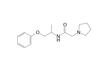 N-(1-methyl-2-phenoxyethyl)-1-pyrrolidineacetamide