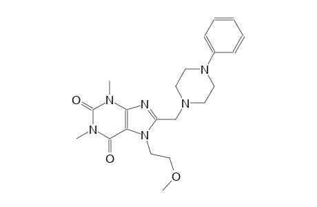 7-(2-methoxyethyl)-1,3-dimethyl-8-[(4-phenyl-1-piperazinyl)methyl]-3,7-dihydro-1H-purine-2,6-dione