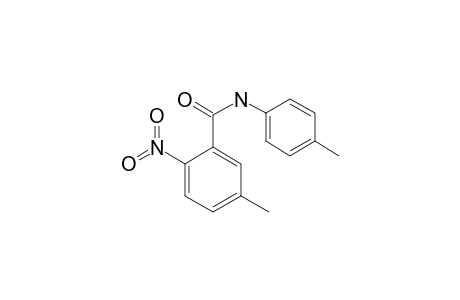 5-methyl-N-(4-methylphenyl)-2-nitrobenzamide