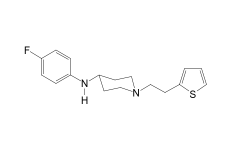 N-(4-Fluorophenyl)-1-[2-(thiophen-2-yl)ethyl]piperidin-4-amine