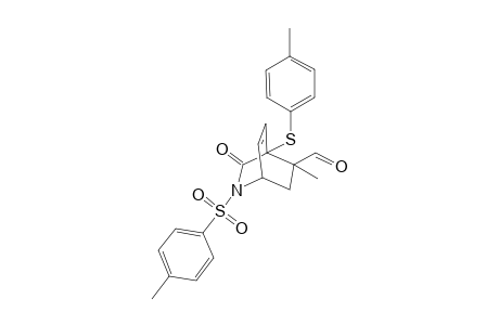 5-Methyl-4-(4"-methylbenzenesulfenyl)-2-(4'-methylbenzenesulfonyl)-3-oxo-2-azabicyclo[2.2.2]-7-octene-5-endo-carboxaldehyde