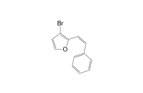 cis-3-Bromo-2-(2-phenylethenyl)furan