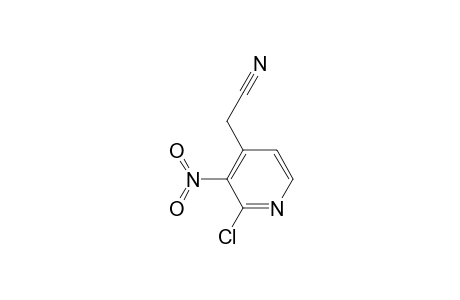 2-(2-Chloranyl-3-nitro-pyridin-4-yl)ethanenitrile