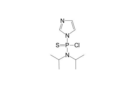 p-imidazol-1-yl-N,N-diisopropyl phosphonamidothioic chloride