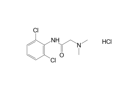 2',6'-dichloro-2-(dimethylamino)acetanilide, hydrochloride