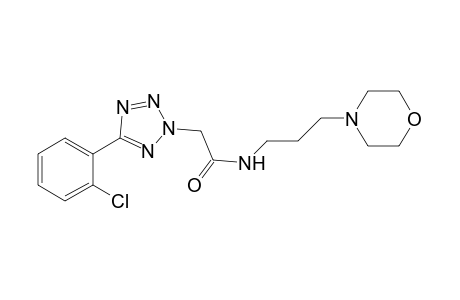 2-[5-(2-chlorophenyl)-1,2,3,4-tetrazol-2-yl]-N-(3-morpholin-4-ylpropyl)ethanamide