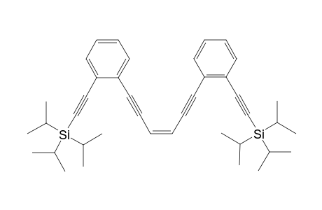 cis-1,6-Bis(2'-(triisopropylsilylethynyl)phenyl hex-3-en-1,5-diyne