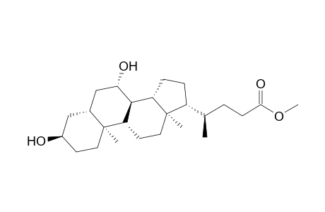 Methyl 3.alpha.,7.beta.-dihydroxy-5.alpha.-cholanate