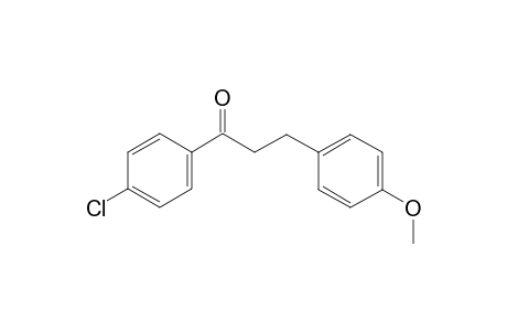 1-Propanone, 1-(4-chlorophenyl)-3-(4-methoxyphenyl)-